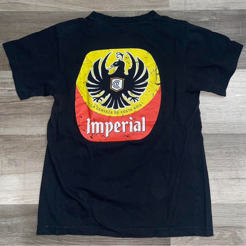 Imperial Black T-Shirt with Logo
